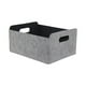 thumbnail image 3 of Cesta de almacenamiento de fieltro, organizador de cajas, contenedor con asa, práctico cesto para armario, material de fieltro minimalista, adecuado p, 3 of 9