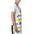 thumbnail image 3 of Xecao Funny Boats Print Kitchen Cooking Aprons, Waterproof Adjustable Bib Aprons with 2 Pockets for Women Men Chef, 3 of 8