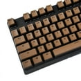 thumbnail image 5 of Keycaps Double PBT Pudding Keycap Set DIY for Cherry RGB Mechanical Keyboard - White Black, 5 of 6