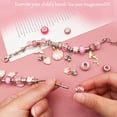 thumbnail image 5 of Kit de FabricacióN de Joyas, Pulsera con Dijes, Collar, Juego de Cuentas Presentes, Juguetes DIY para NiñOs, Pulseras, CumpleañOs C, 5 of 5