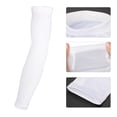 thumbnail image 4 of L, Blanco - Protección solar ultra cómoda para aventuras en bicicleta Mangas de ciclismo al aire libre, 4 of 8
