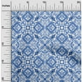 thumbnail image 2 of oneOone Polyester Spandex Medium Blue Fabric Block Sewing Material Print Fabric By The Yard 56 Inch Wide-NO, 2 of 6