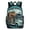 HuWng-3, variant on Futuristic Firetruck City Streetscape Art Backpack Travel Laptop Casual College Daypack Back to Bag