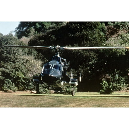 - Airwolf Helicopter cult TV Show 24x36 Poster Bell 222 taking off