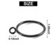 thumbnail image 5 of 40 Pack 1.5 Inch (38Mm) Inner Diameter Metal Curtain Rings Drapery Eyelet Curtain Rings - Black, 5 of 5