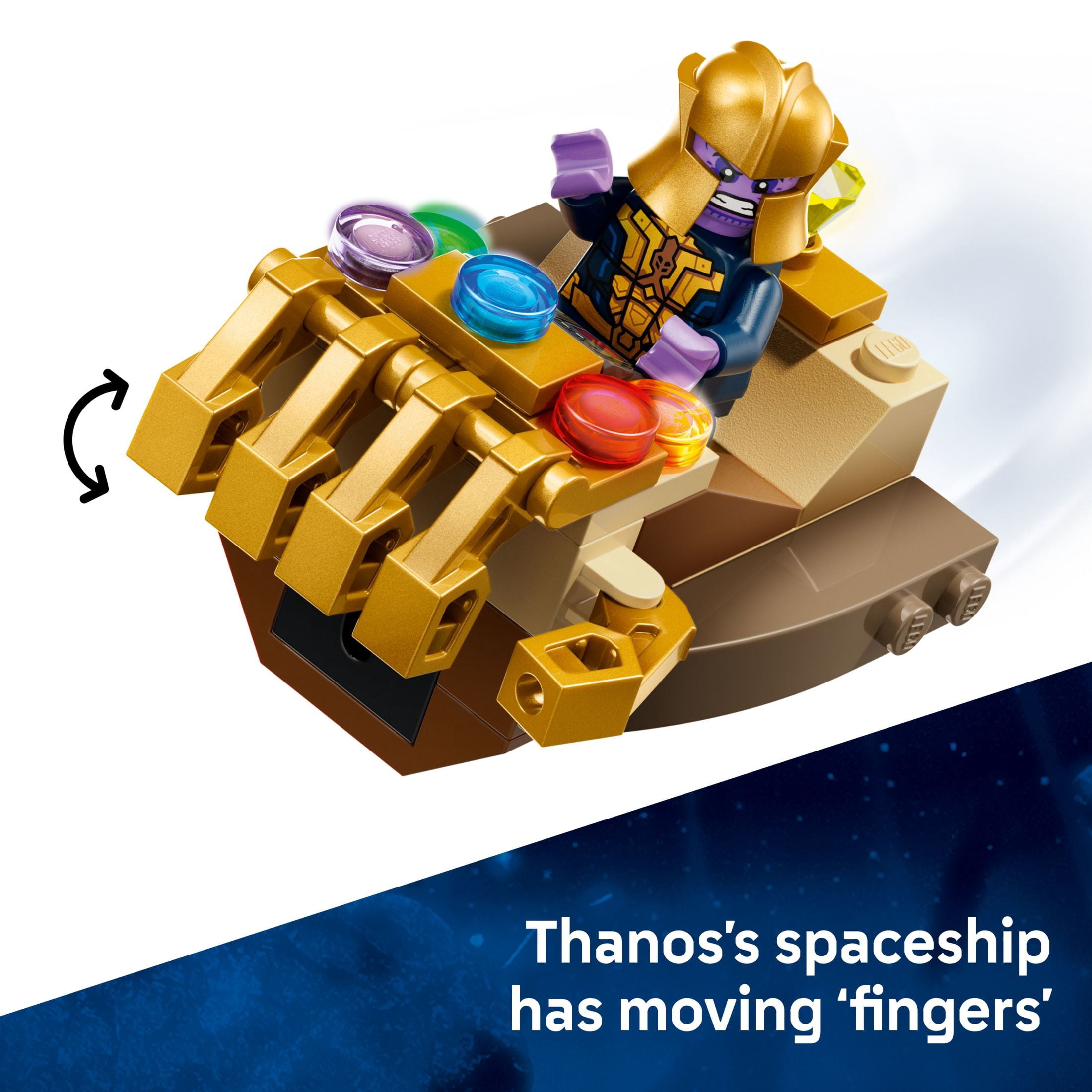 LEGO Marvel Captain America vs. Thanos Building Toy - Pretend Play Set for Boys & Girls, Ages 4+ - Kids Building Blocks W/ 2 Super Hero Toy Minifigures - Gift Idea for Birthdays - 76319