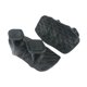thumbnail image 5 of 2 piezas de agarres para levantamiento de pesas, agarres de mano para gimnasio, almohadillas flexibles para barra de pesas, palma de mano Negro, 5 of 8