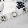 thumbnail image 4 of Homewish Red-Crowned Crane Black Out Curtains,Ink Painting Curtains Pack of 2 (42x63 Each),White Gray Bedroom Curtains For Girls Kids,Luxury Bedroom Decor, 4 of 6