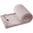 thumbnail image 1 of Usb Electric Heating Pad Heated Throw Blanket Shawl Full Body Flannel Quick Heating For Outdoor, 1 of 5