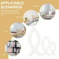 thumbnail image 6 of WASHWEPE Beach Bathroom Decor White Boxwood 9Pcs 4.7X1.6X0.3In, 6 of 8