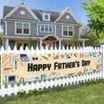 thumbnail image 2 of Happy Father’s Day Banner Lawn Sign Porch Sign Father’s Day Party Decorations Banners with 4 Grommets for Outdoor Fence Balcony, 2 of 4
