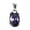 amethyst, variant on Solid 925 Sterling Silver Pendant For Men Women, Natural Amethyst Faceted Oval Purple Gemstone Amazing Handcrafted February Birthstone Gift