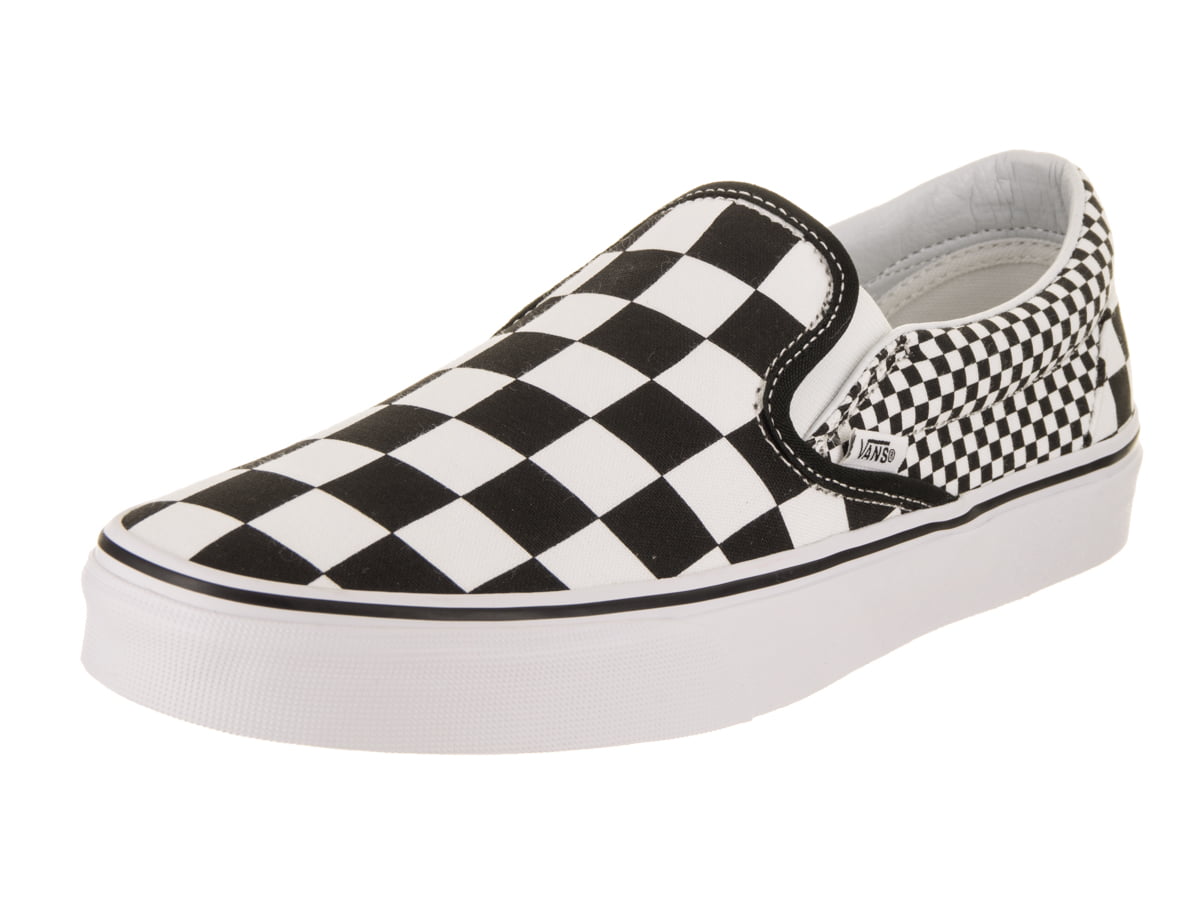 mixed checkerboard vans womens