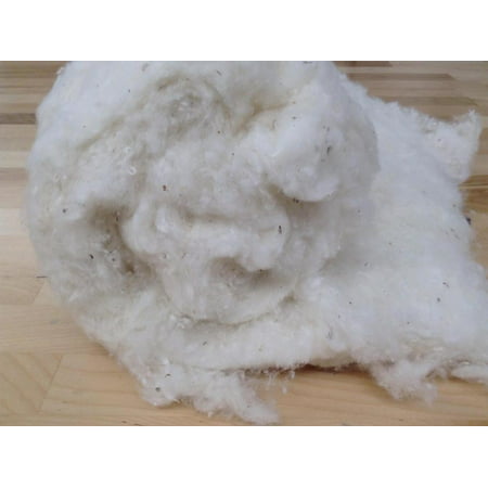 Organic Cotton Batting - Natural - 1 Pound (Best Type Of Sew In For Natural Hair)