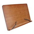thumbnail image 2 of Atril de bambú para libros, portátil, de madera, ajustable, para lectura, para personas mayores y discapacitadas., 2 of 14