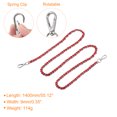 thumbnail image 2 of Unique Bargains Purse Chain Strap, 55' Purse Strap Shoulder Bag Replacement Strap, Red&Silver, 2 of 6