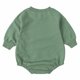 thumbnail image 4 of Body De Bebé Canastilla Onesies Para Niños Pequeños Otoño Primavera Niñas Niños Lindo Mameluco Manga Larga Botón Sudadera Monos Verde Odeerbi LM103-4241, 4 of 5