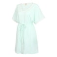 thumbnail image 2 of Richie House Women's Cotton Pajama Dress with Embroidery RHW2807-A-M, 2 of 7