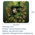 thumbnail image 5 of Saint Patrick's Day Square 8.3x9.8 Inch Non-Slip Rubber Bottom Printed Mousepad Desk Mat Gaming Mousepad for Office and Gaming, 5 of 6