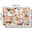 thumbnail image 6 of Chihuahua Dog and Flower Summer Placemats Table Placemats Set Of 4-Linen Kitchen Washable Placemats Table Mats 11.8"x17.7"Non-Slip Heat Resistant, 6 of 6