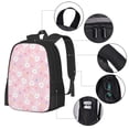 thumbnail image 4 of Vsdgher Easter Cute Rabbit Print Backpack for Women Men School Bookbag with Laptop Compartment for College Work Travel, Simple Fashion Casual Daypack, Fit 15" Laptop, 4 of 8