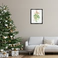 thumbnail image 3 of Stupell Industries Hanging Holly Botanicals Holiday Painting Black Floater Framed Canvas Art Prints Wall Art, 25 x 31, 3 of 10