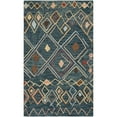 thumbnail image 5 of SAFAVIEH Suzani SZN314A Hand-hooked Dark Blue /Multi Rug, 5 of 6