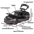 thumbnail image 6 of Arcadora Lights and Sounds Car Play Vehicles, Alloy ABS Rubber Black, 12.3 oz, 6 of 6