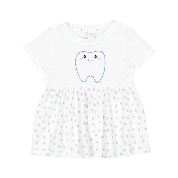 Inktastic Cute Tooth Girls Baby Dress