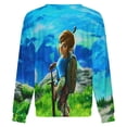 thumbnail image 2 of The Legend of Zelda Breath of The Wild Unisex Pullover Hoodie Fashion Round Neck Sweatshirts Sweater For Mens Womens, 2 of 6