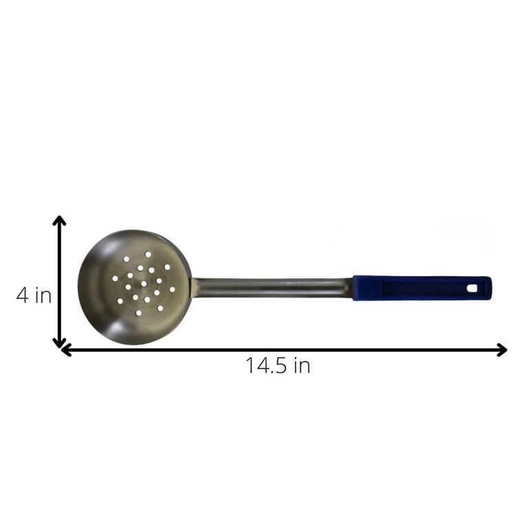 Habanerofire 3 Ounce Slotted Stainless Steel Portion Control Ladle