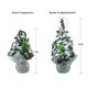 thumbnail image 4 of Mini árbol de Navidad Artificial con Decoraciones, 3 Piezas, árbol de Navidad de 20 cm de Alto, Adecuado para el hogar, la Oficina y la Oficina, marrón Rojo Verde, 4 of 5
