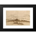 thumbnail image 2 of Claude Lorrain 18x13 Black Modern Framed Museum Art Print Titled - Landscape in Latium with Farm Laborers (1660-1663), 2 of 5