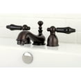 thumbnail image 2 of Kingston Brass KS3955PKL Duchess Mini-Widespread Bathroom Faucet, Oil Rubbed Bronze, 2 of 3