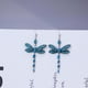 thumbnail image 3 of Pendientes de insecto con borla de diamante multicolor retro Joyas de oreja larga para mujer Wmkox8yi  sjalhkljlk4088, 3 of 7