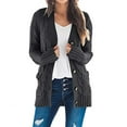 thumbnail image 1 of WREESH Women's Knit Cardigans Loose Slouchy Oversized Wrap Chunky Pocket Sweaters Coat, 1 of 9