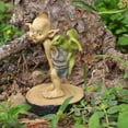 thumbnail image 2 of czcpp-Miniature Statue de Jardin Féerique et Terrarium, Jardin Pixie Elf avec Bébé Dragon, 2 of 4