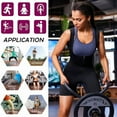 thumbnail image 4 of 2 PCS Women's Heat-Retention Sauna Suit Workout Vest - 5X Sweating Effect, Mid-Support Zipper Front Waist Trainer & Full-Body Shaper for Gym Running Yoga, 4 of 5