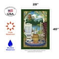 thumbnail image 2 of Toland Home Garden The Back Porch Spring summer Flag Double Sided 28x40 Inch, 2 of 5
