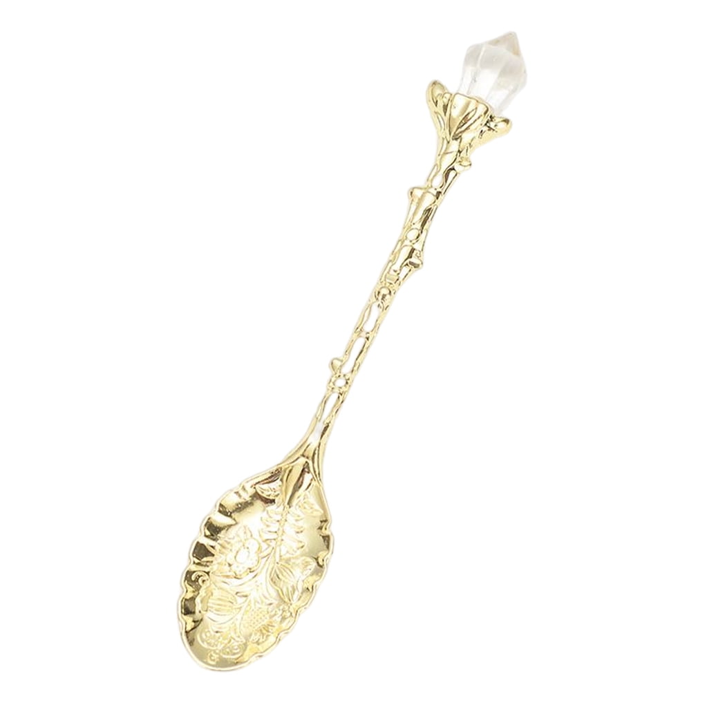 Lot De 20 Cuillères à Café Créatives En Acier Inoxydable Pour Sucre, Mélange, Crème Glacée, Gâteau, Cuillère à Café En Forme De Cœur Doré