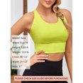 thumbnail image 3 of As Rose Rich Strappy Sports Bra for Women Padded Athletic Yoga Bra, S, 3 of 8