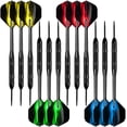 thumbnail image 1 of 12 Pcs 24g Professional Metal Steel Tip Darts Set Dartboard Accessories, 1 of 8