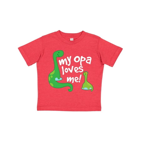 

Inktastic My Opa Loves Me Grandchild Gift Toddler Boy Girl T-Shirt