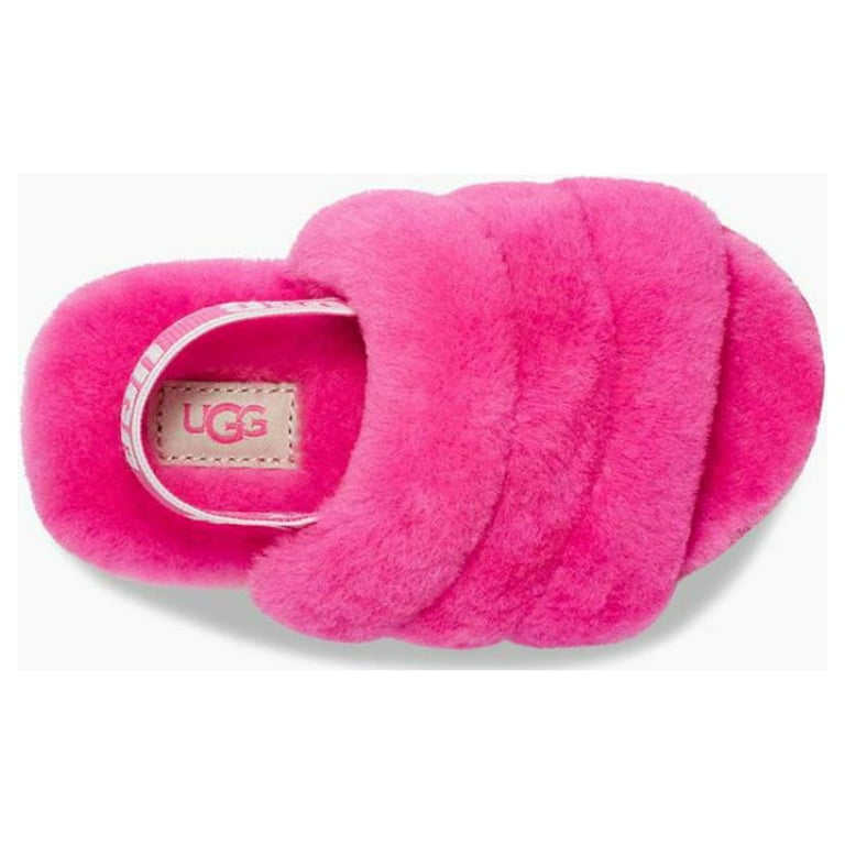 Ugg Fluff Yeah Girl's Kid's Sheepskin Slide Slipper Sandals