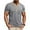 Grey, variant on Wancir Mens Shirts Clearance Sale Man Casual Solid-Color Button Pocket Raglan-Sleeve Short Sleeve Turndown Collar Blouses Shirt
