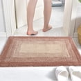 thumbnail image 1 of Fiudx Liquidación de ahorros de verano Alfombras rectas para sala de estar, dormitorio, baño, antideslizantes, absorbentes, para cocina, lavables a máquina, para baño, bañera y ducha (18 x 26 pulgada, 1 of 7