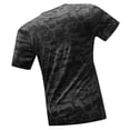 thumbnail image 3 of Men Summer Tops Active 5 Fall Fashion Men Polyester T Shirts Mens Tech Running Shirt Mens Layering T Shirt Cute S Shirts plus Size Extra Tall Tee Tall Summer Outdoor Sports Black 5XL, 3 of 3