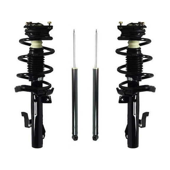 Front and Rear Suspension Strut and Shock Absorber Assembly Kit - Compatible with 2004 - 2009 Mazda 3 2005 2006 2007 2008