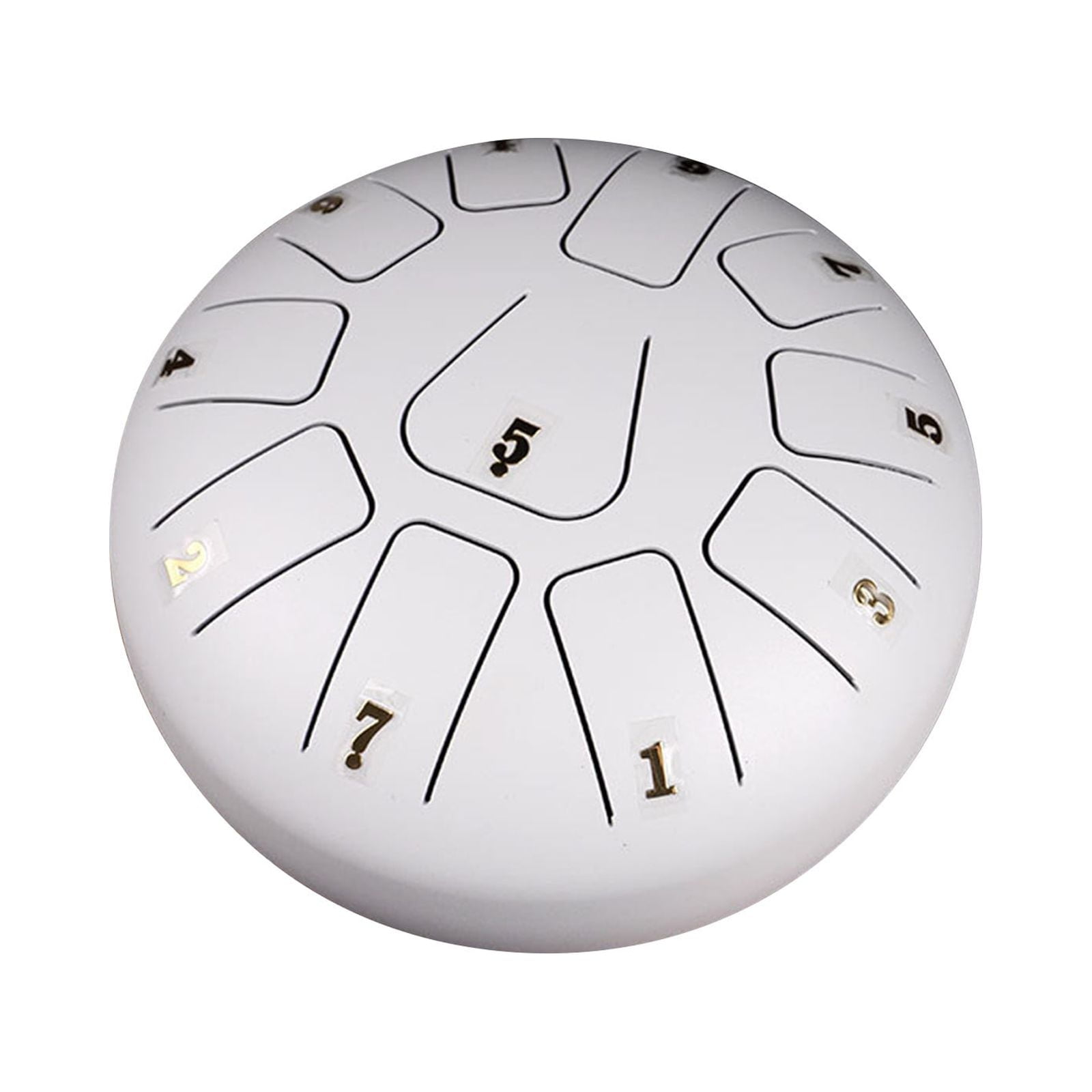 YODETEY Handheld Steel Tongue Drum with Zen Design for Musical Creativity,Meditation,and Stress Relief Decoration Ornaments