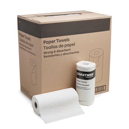 2-Ply Kitchen Paper Towels, 85-Sheets Per Roll, 30-Pack, White